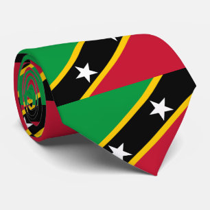 Flagge von St. Kitts und Nevis Krawatte