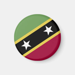 Flagge von St. Kitts und Nevis Magnet