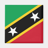 Flagge von St. Kitts und Nevis Magnet (Vorne)