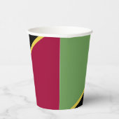 Flagge von St. Kitts und Nevis Pappbecher (Rechts)