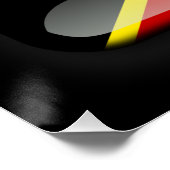 Flagge von St. Kitts und Nevis Poster (Ecke)