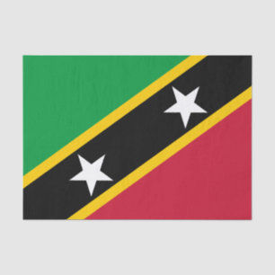Flagge von St. Kitts und Nevis Seidenpapier