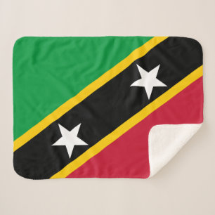 Flagge von St. Kitts und Nevis Sherpadecke