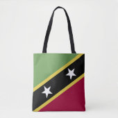 Flagge von St. Kitts und Nevis Tasche (Vorderseite)