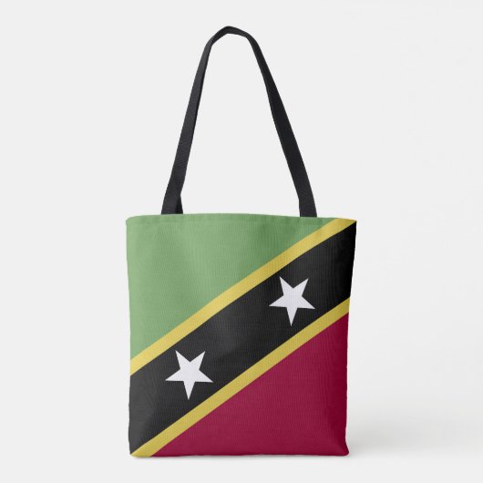 Flagge von St. Kitts und Nevis Tasche (Rückseite)