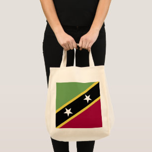 Flagge von St. Kitts und Nevis Tragetasche