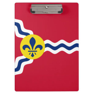 Flagge von St. Louis, Clipboard Missouri Klemmbrett