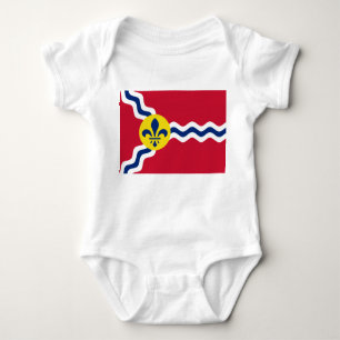 Flagge von St. Louis (Missouri) Baby Strampler