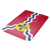 Flagge von St. Louis (Missouri) Badematte (Schrägansicht)