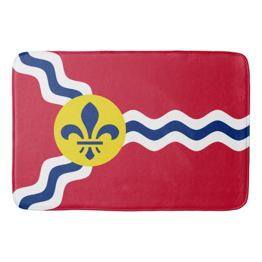 Flagge von St. Louis (Missouri) Badematte (Vorderseite)