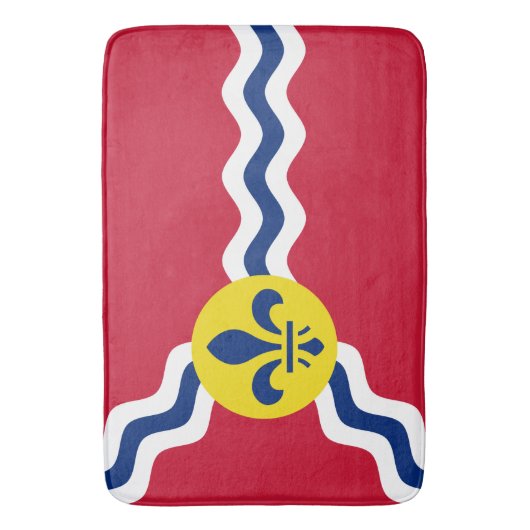Flagge von St. Louis (Missouri) Badematte (Vorderseite Vertikal)