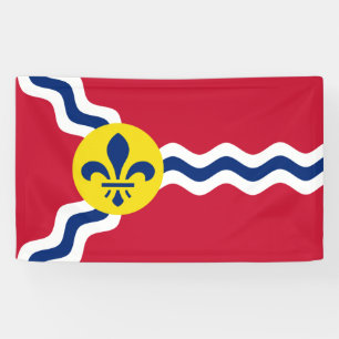 Flagge von St. Louis (Missouri) Banner