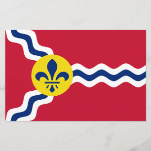 Flagge von St. Louis (Missouri) Briefpapier