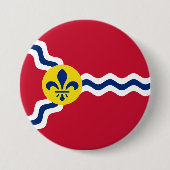 Flagge von St. Louis (Missouri) Button (Vorderseite)