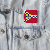 Flagge von St. Louis, Missouri Button (Beispiel)