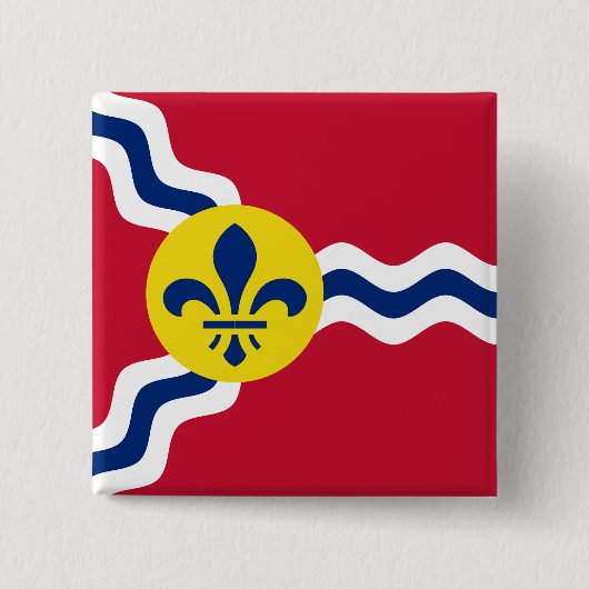 Flagge von St. Louis, Missouri Button (Vorderseite)