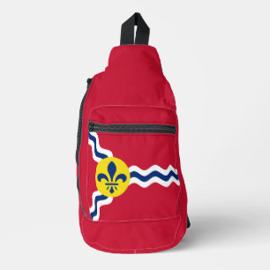 Flagge von St. Louis, Missouri Crossbody Bag