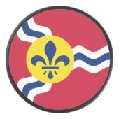 Flagge von St. Louis, Missouri Eishockey Puck (Vorderseite)