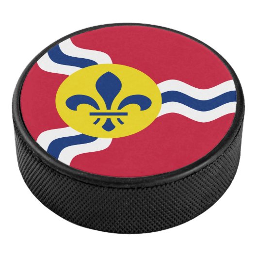 Flagge von St. Louis, Missouri Eishockey Puck (3/4)