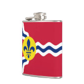 Flagge von St. Louis, Missouri Flachmann (Links)