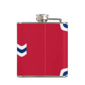 Flagge von St. Louis, Missouri Flachmann (Rückseite)