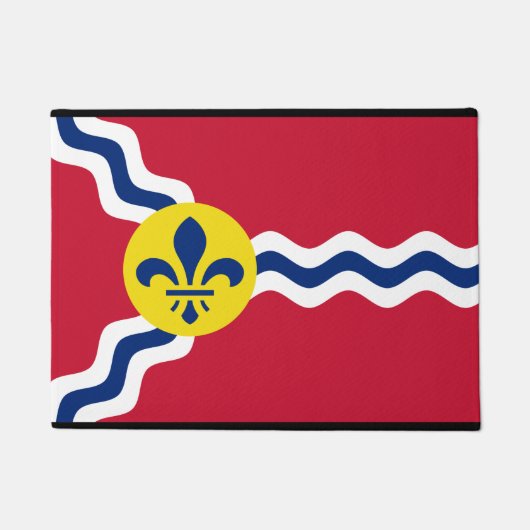 Flagge von St. Louis, Missouri Fußmatte (Vorderseite)