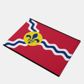 Flagge von St. Louis, Missouri Fußmatte (Schrägansicht)
