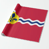 Flagge von St. Louis (Missouri) Geschenkpapier (Ungerollt)