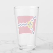 Flagge von St. Louis (Missouri) Glas (Rückseite)