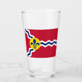 Flagge von St. Louis (Missouri) Glas (Vorderseite)