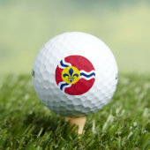 Flagge von St. Louis, Missouri Golfball (Insitu T-Shirt)