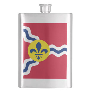 Flagge von St. Louis, Missouri Hip Flask Flachmann