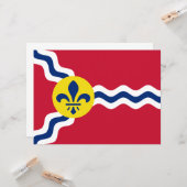 Flagge von St. Louis (Missouri) Karte (Vorderseite/Rückseite Beispiel)