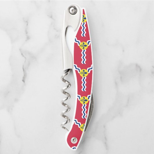 Flagge von St. Louis, Missouri Kellnermesser (Vorderseite)