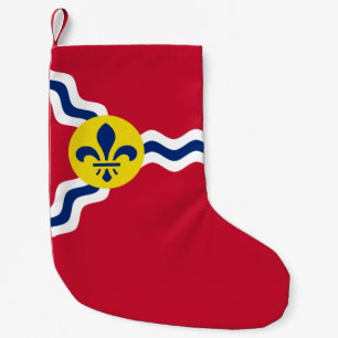 Flagge von St. Louis, Missouri Kleiner Weihnachtsstrumpf