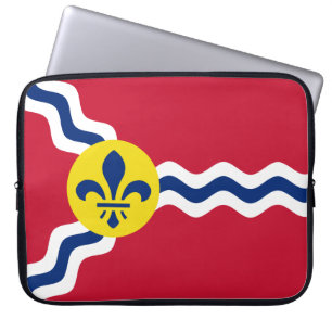 Flagge von St. Louis (Missouri) Laptopschutzhülle