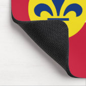Flagge von St. Louis, Missouri Mousepad (Ecke)