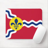 Flagge von St. Louis, Missouri Mousepad (Mit Mouse)