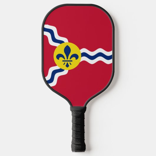 Flagge von St. Louis, Missouri Pickleball Schläger (Vorderseite)