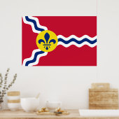 Flagge von St. Louis (Missouri) Poster (Küche)