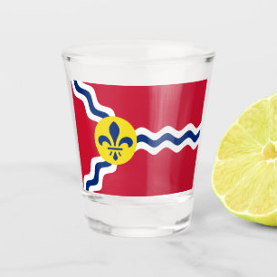 Flagge von St. Louis (Missouri) Schnapsglas