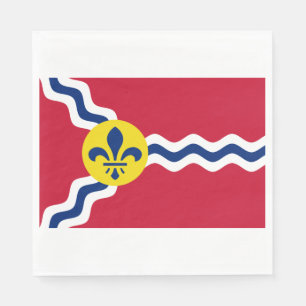 Flagge von St. Louis (Missouri) Serviette
