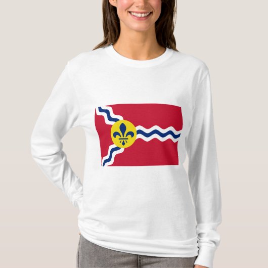 Flagge von St. Louis (Missouri) T-Shirt (Vorderseite)