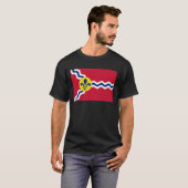 Flagge von St. Louis, Missouri T-Shirt (Vorne ganz)