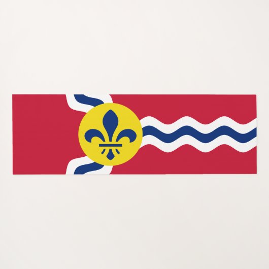 Flagge von St. Louis (Missouri) Yogamatte (Rückseite (Horizontal))
