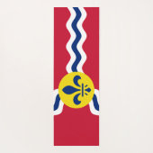 Flagge von St. Louis (Missouri) Yogamatte (Rückseite)