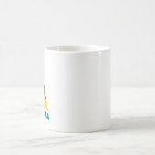 Flagge von St. Lucia Kaffeetasse (Mittel)