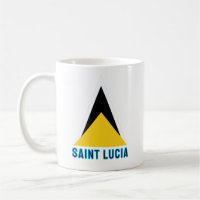 Flagge von St. Lucia