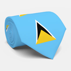 Flagge von St. Lucia Krawatte