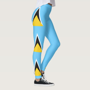 Flagge von St. Lucia Leggings
